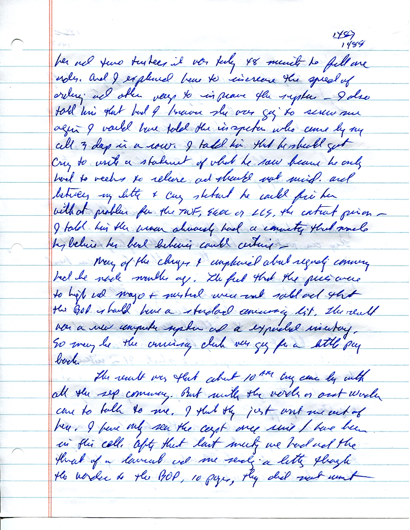 Dr John WorldPeace 2008 Prison Journal
